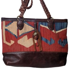 Vintage Marco Avane Shurri Kilim Rug Bag